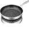 TriPly 316 Stainless Steel Honeycomb Frying Pan WholeBody Wok Skillet For All Stoves 1