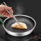 TriPly 316 Stainless Steel Honeycomb Frying Pan WholeBody Wok Skillet For All Stoves 4