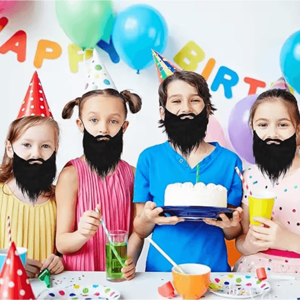 Fake Party Beard Costume Long Santa Claus Halloween Beard For DressUp 4