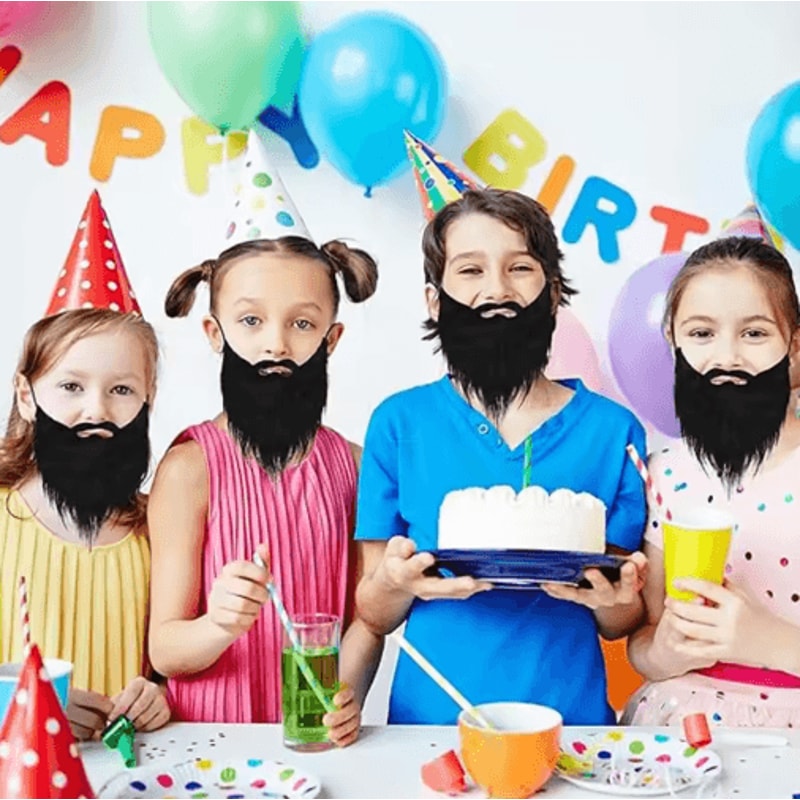 Fake Party Beard Costume Long Santa Claus Halloween Beard For DressUp 4