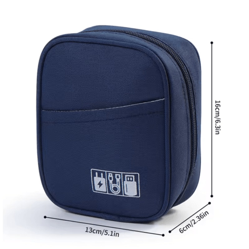 Waterproof Portable Cable Organizer Bag Travel Digital Accessories Storage Pouch 1