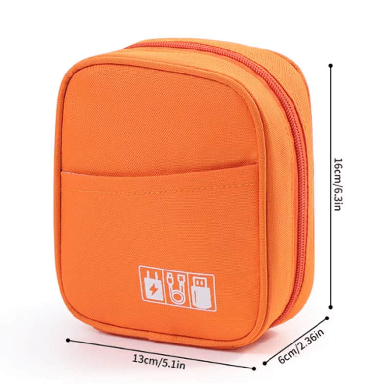 Waterproof Portable Cable Organizer Bag Travel Digital Accessories Storage Pouch 4