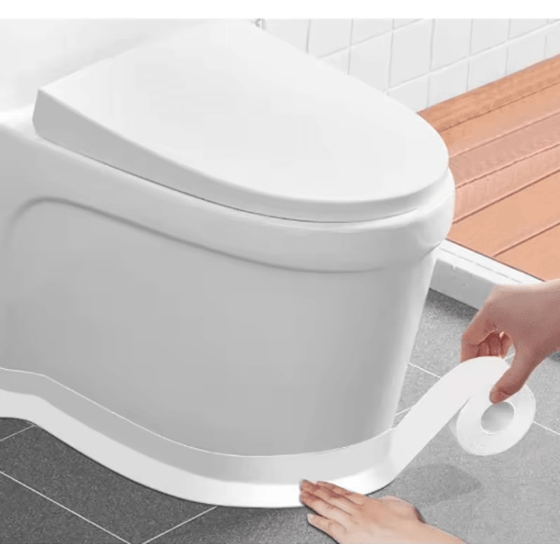 Bathroom Waterproof Sealing Tape PVC Adhesive Sink Edge Sealing Strip 1