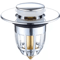PopUp Drain Filter Stopper Press Bounce Sink Strainer For Bathroom Kitchen 1