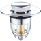 PopUp Drain Filter Stopper Press Bounce Sink Strainer For Bathroom Kitchen 2