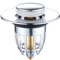 PopUp Drain Filter Stopper Press Bounce Sink Strainer For Bathroom Kitchen 2