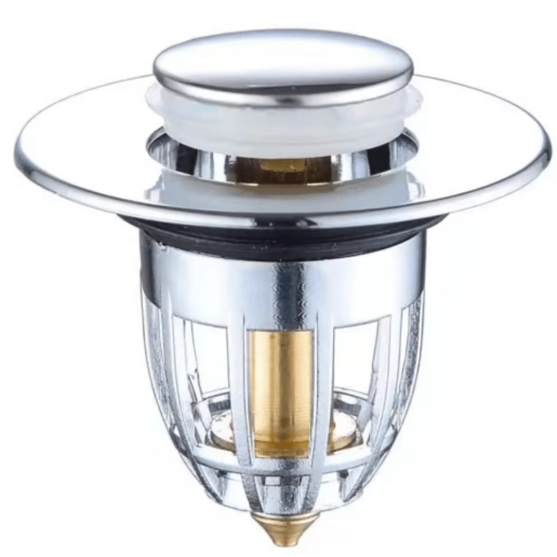 PopUp Drain Filter Stopper Press Bounce Sink Strainer For Bathroom Kitchen 3