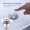 PopUp Drain Filter Stopper Press Bounce Sink Strainer For Bathroom Kitchen 6