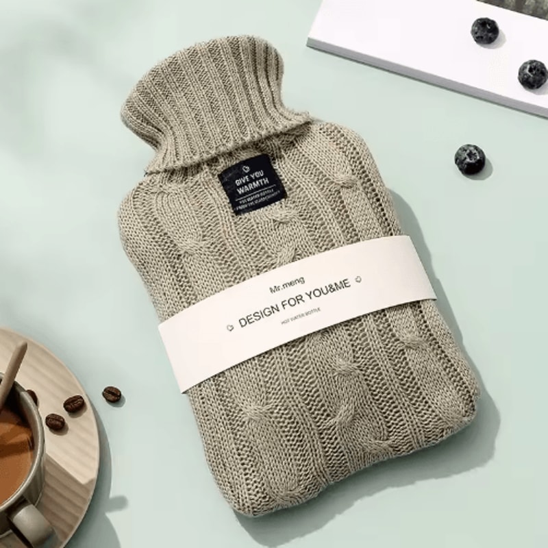 Large Capacity Hot Water Bottle 1000ML 2000ML Reusable Warmth Bag For Belly Hands Feet 3