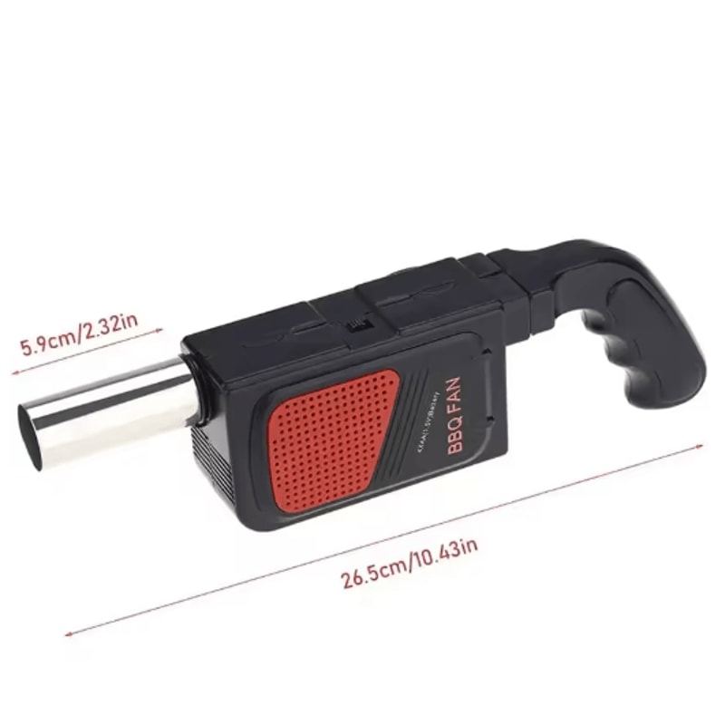 Portable Electric BBQ Air Blower Handheld Charcoal Grill Fan For Camping Picnics 3