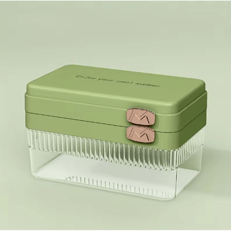 Flip Press Ice Cube Mold Large Capacity DoubleLayer Ice Maker With Lid 3