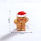 Mini Christmas Ornament Dollhouse Figures Gingerbread Man And Snowman Micro Landscape Decor 8
