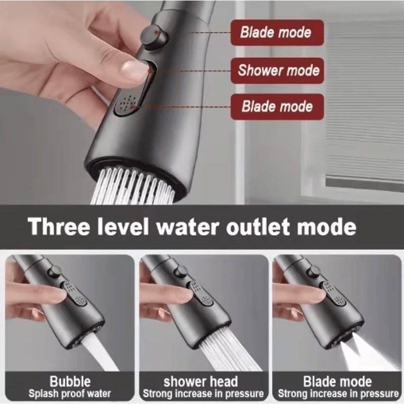 Universal 360 Degree Kitchen Faucet Extender Swivel Sink Aerator Splash Guard 0