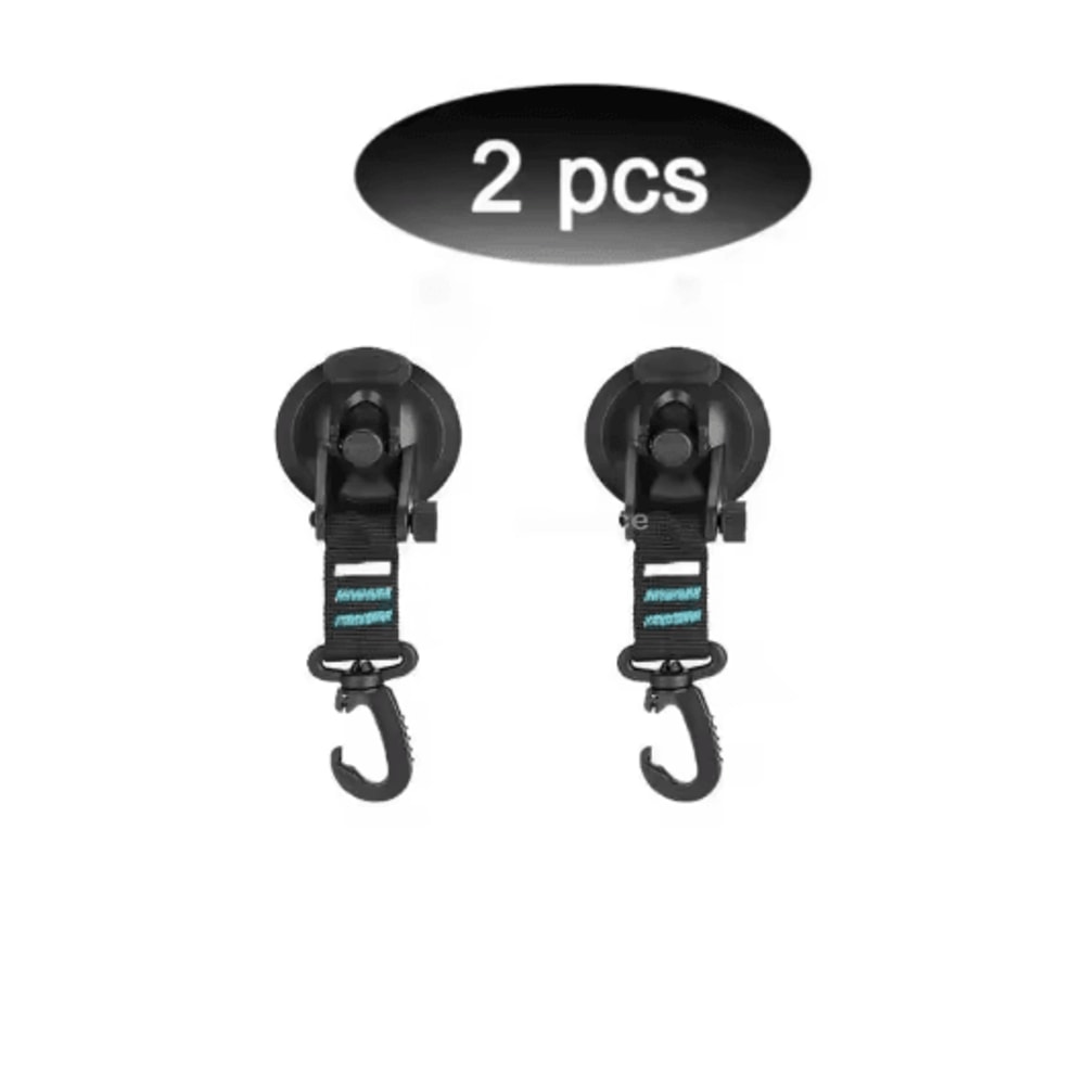 Strong Suction Cup Hook With Buckle Car And Camping Glass Hook For Travel And Hiking 1
