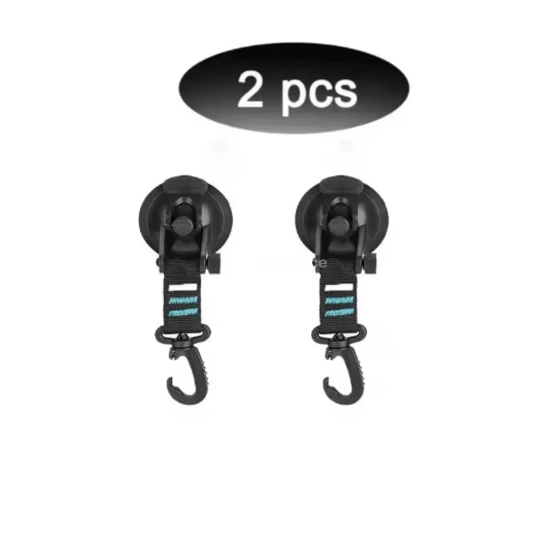 Strong Suction Cup Hook With Buckle Car And Camping Glass Hook For Travel And Hiking 1