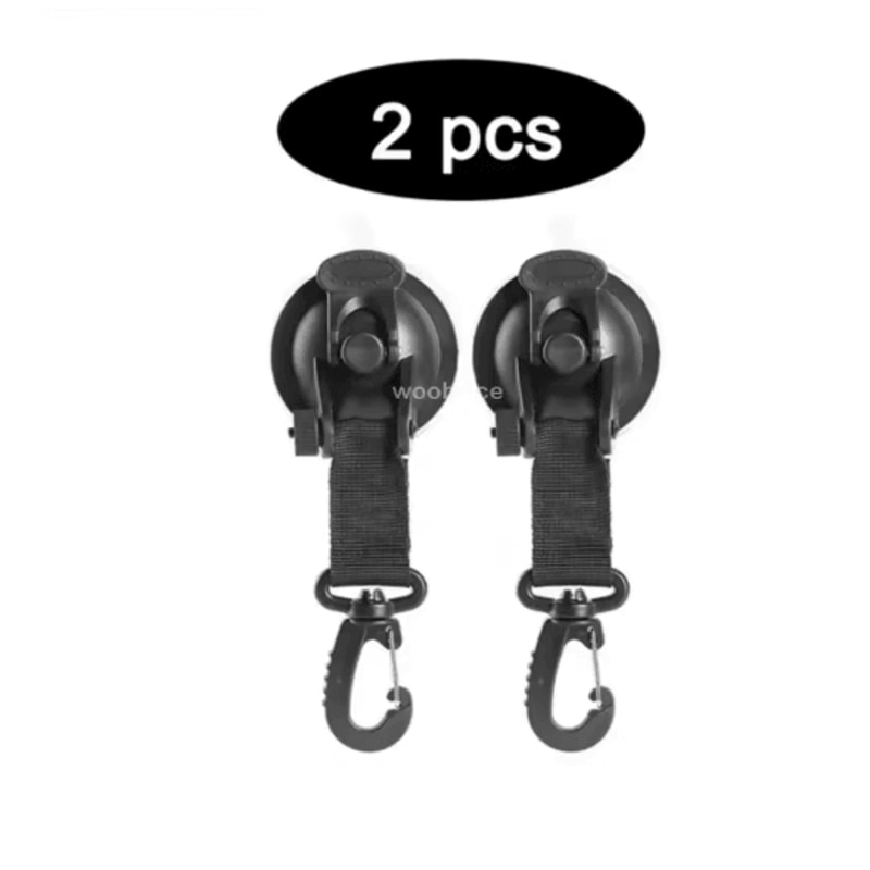 Strong Suction Cup Hook With Buckle Car And Camping Glass Hook For Travel And Hiking 3
