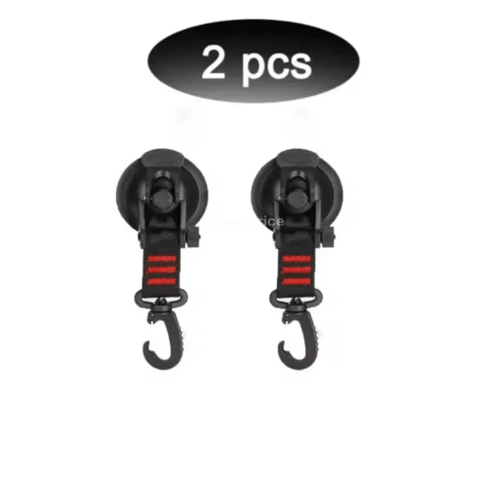 Strong Suction Cup Hook With Buckle Car And Camping Glass Hook For Travel And Hiking 4