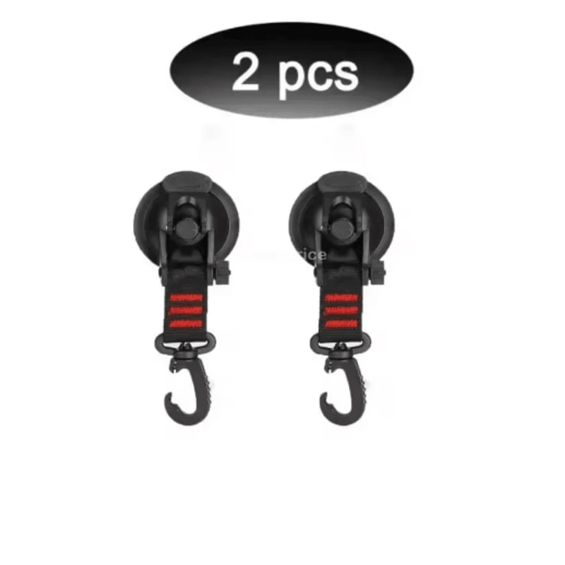 Strong Suction Cup Hook With Buckle Car And Camping Glass Hook For Travel And Hiking 4