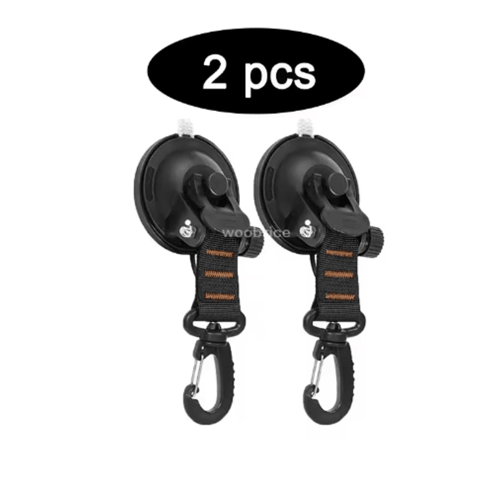 Strong Suction Cup Hook With Buckle Car And Camping Glass Hook For Travel And Hiking 5