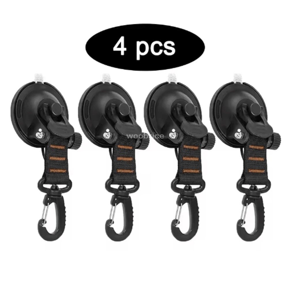 Strong Suction Cup Hook With Buckle Car And Camping Glass Hook For Travel And Hiking 9