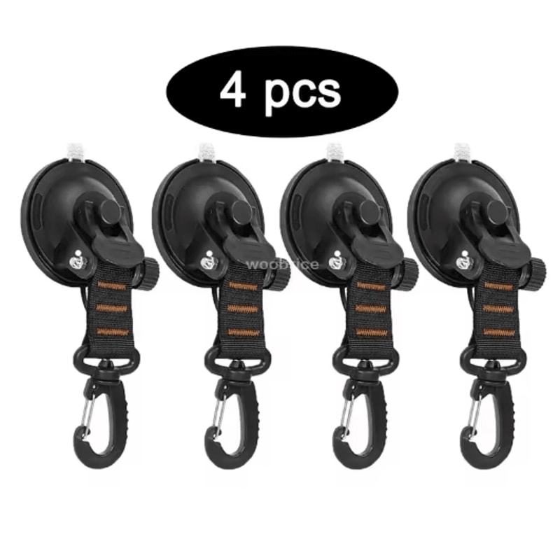 Strong Suction Cup Hook With Buckle Car And Camping Glass Hook For Travel And Hiking 9