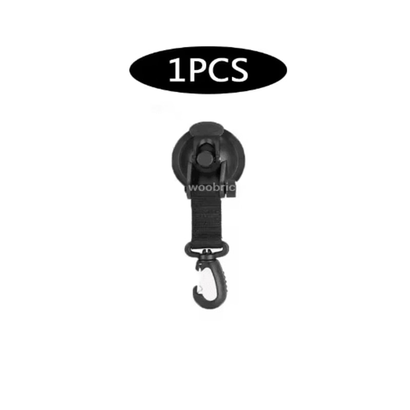 Strong Suction Cup Hook With Buckle Car And Camping Glass Hook For Travel And Hiking 11