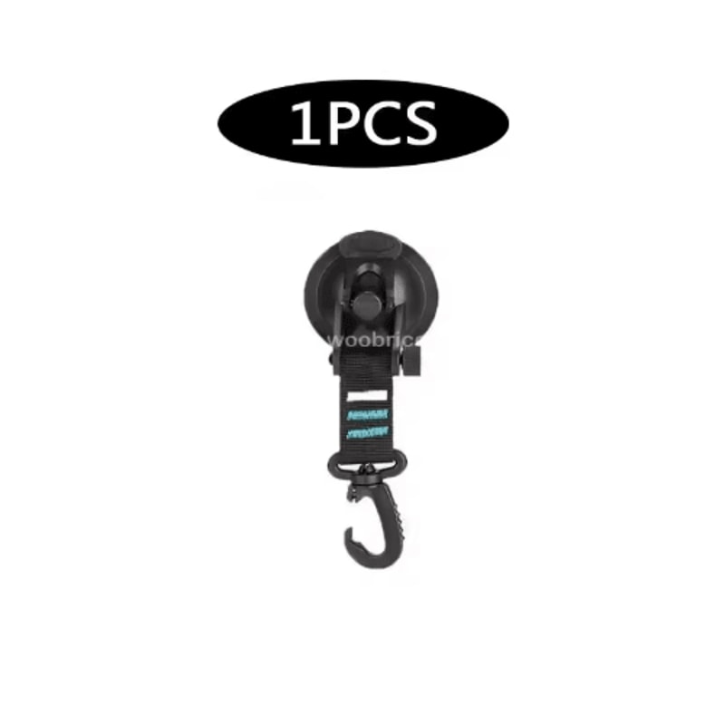 Strong Suction Cup Hook With Buckle Car And Camping Glass Hook For Travel And Hiking 13