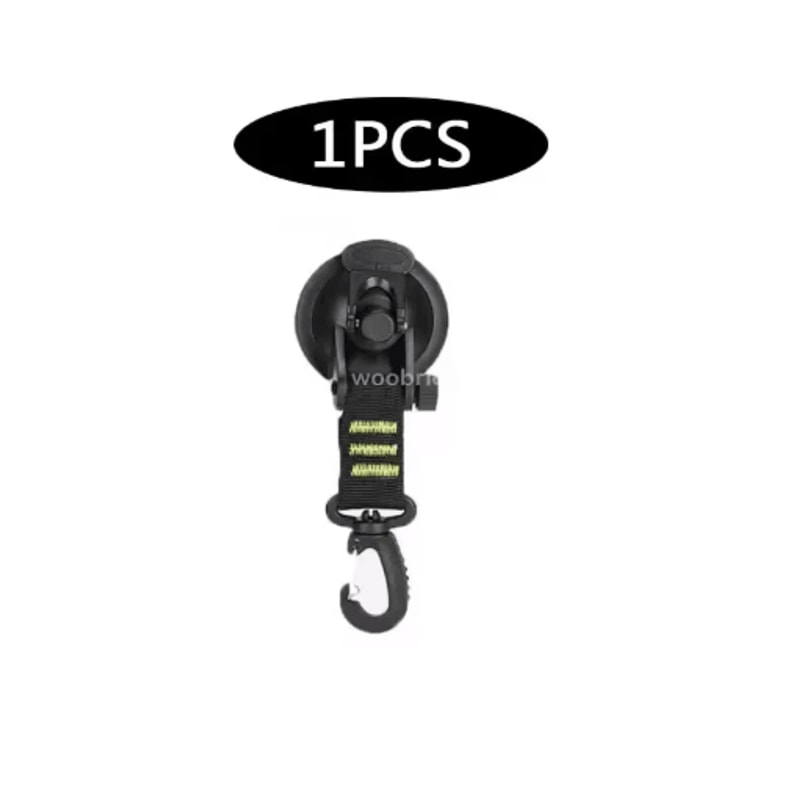Strong Suction Cup Hook With Buckle Car And Camping Glass Hook For Travel And Hiking 23