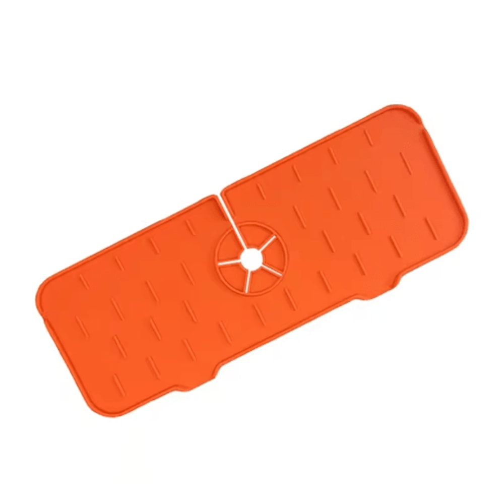 Silicone Faucet Splash Guard Sink Water Catcher Mat 1