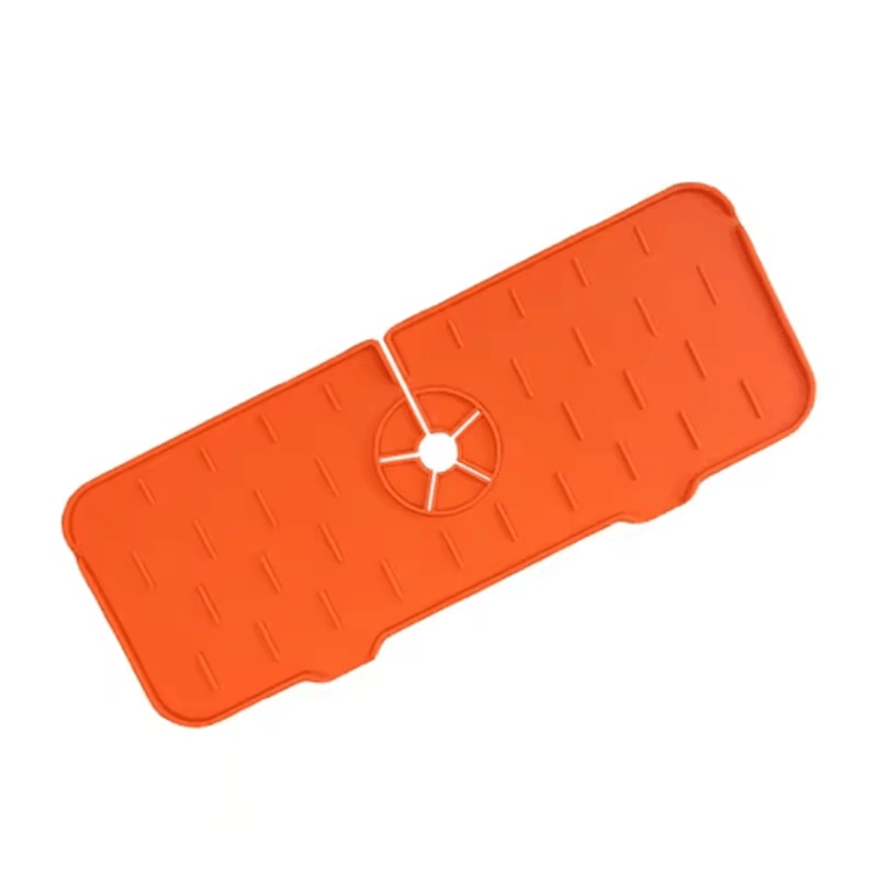 Silicone Faucet Splash Guard Sink Water Catcher Mat 1