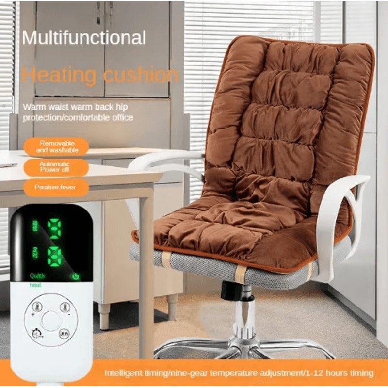 Electric Heated Seat Cushion With Adjustable Thermostat 9