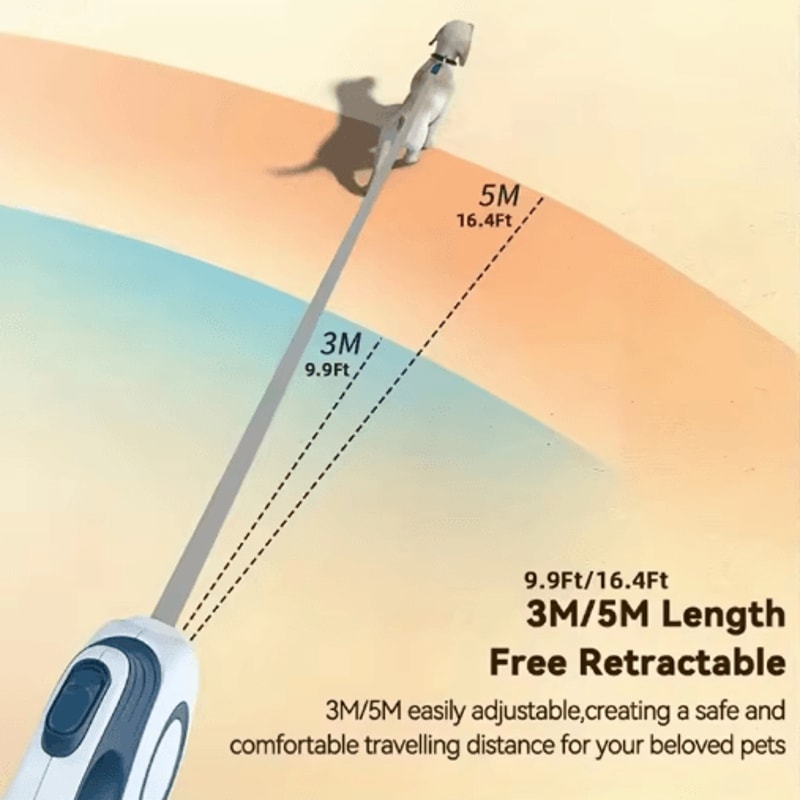 Booteely Automatic Retractable Dog Leash For Small Dogs Cats 6