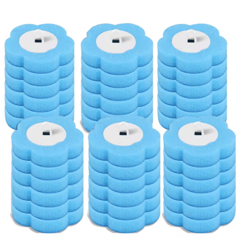 Disposable Toilet Brush With Replaceable Heads Wall Mount 2