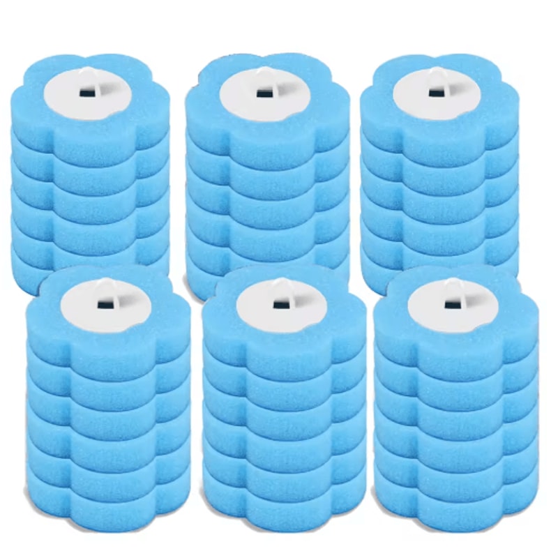 Disposable Toilet Brush With Replaceable Heads Wall Mount 2