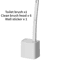 Disposable Toilet Brush With Replaceable Heads Wall Mount 3