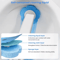 Disposable Toilet Brush With Replaceable Heads Wall Mount 6