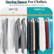 10PCS NonSlip Thick Plastic Clothes Hangers For Daily Drying 7