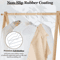 10PCS NonSlip Thick Plastic Clothes Hangers For Daily Drying 8