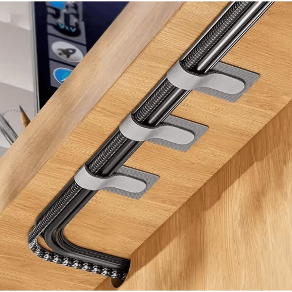 Reusable SelfAdhesive Cable Ties For Desk Wire Organization 8