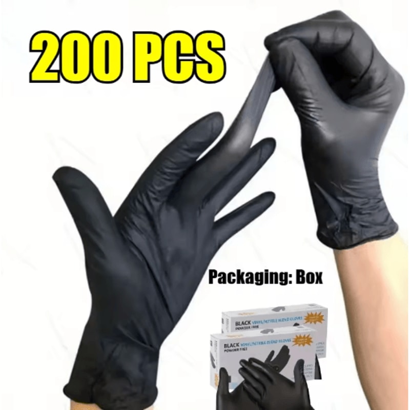 Disposable Nitrile Waterproof Gloves For Kitchen And Household Use 1