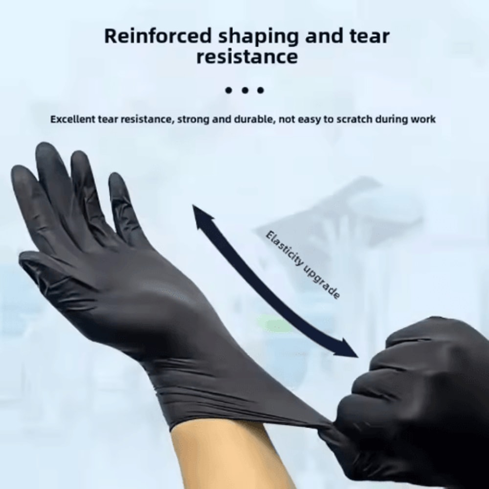 Disposable Nitrile Waterproof Gloves For Kitchen And Household Use 9