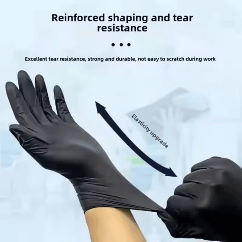 Disposable Nitrile Waterproof Gloves For Kitchen And Household Use 9