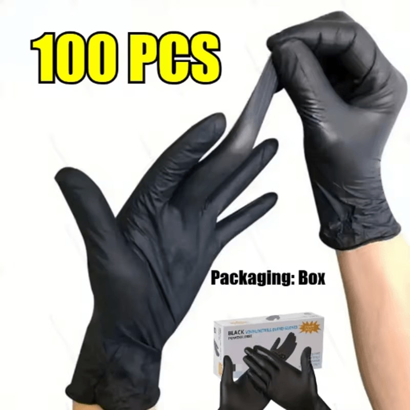 Disposable Nitrile Waterproof Gloves For Kitchen And Household Use 2