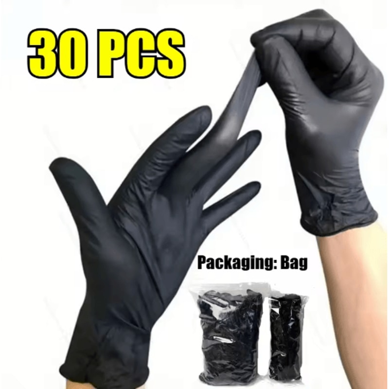 Disposable Nitrile Waterproof Gloves For Kitchen And Household Use 4