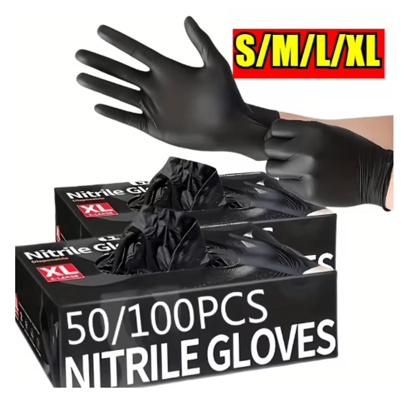 Disposable Nitrile Waterproof Gloves For Kitchen And Household Use 8