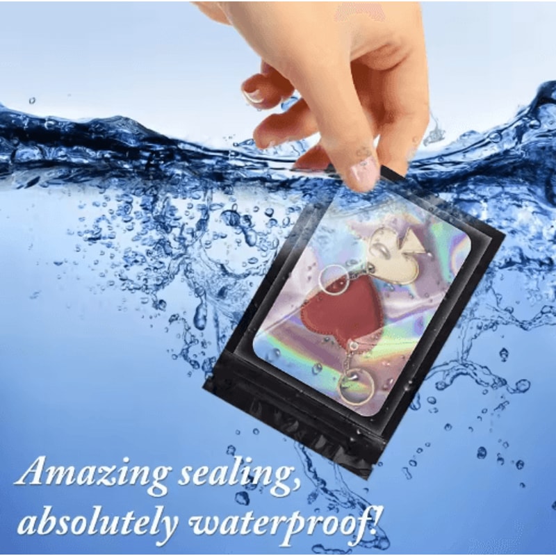 Holographic Ziplock Bags For Jewelry Nails And Beauty Display 6