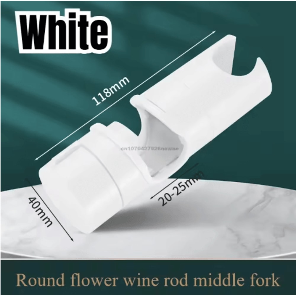 Universal Adjustable Shower Head Holder With Strong Adhesive Mount 1