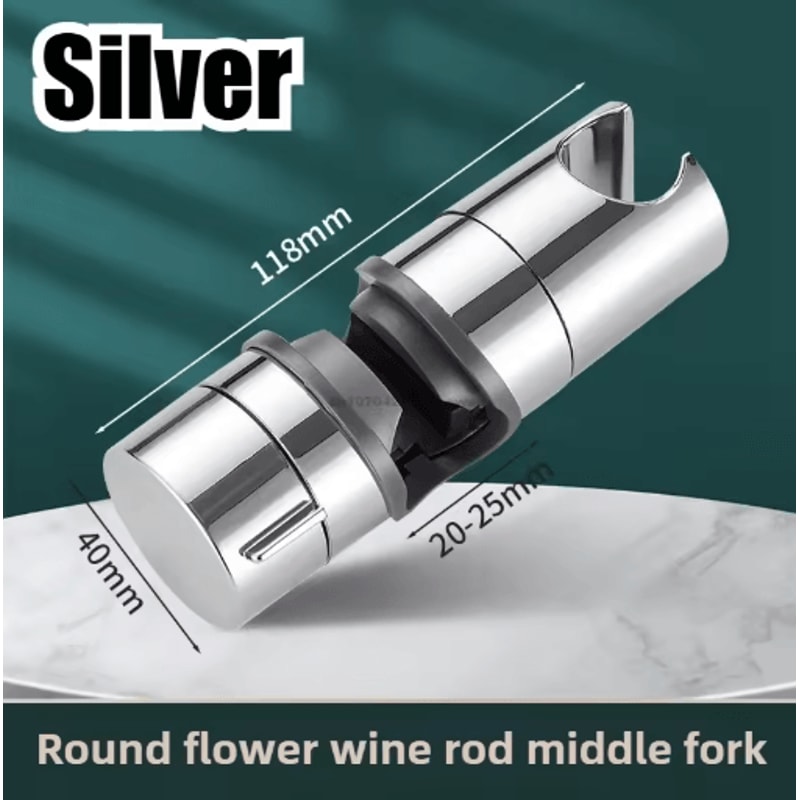 Universal Adjustable Shower Head Holder With Strong Adhesive Mount 3