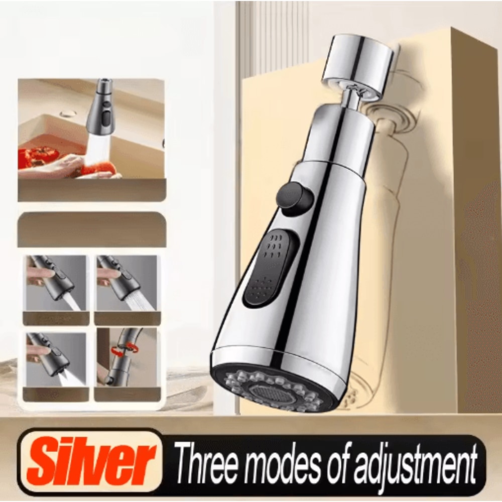 PullOut Kitchen Faucet Sprayer Nozzle With 3 Water Modes 7