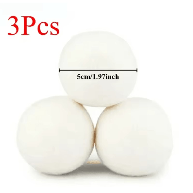 Reusable Wool Dryer Balls Natural Fabric Softener For Laundry 10